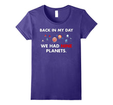 Back in My Day We Had Nine Planets Shirt