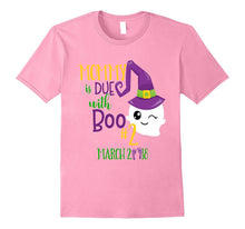 Halloween Shirt Kids Pregnant Mommy Due Boo 2 March 2018