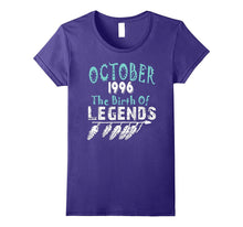 21 Year Old Shirt. Gift for Birthday October 1996 Shirt