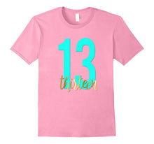 13th Birthday Shirt Gift Gold Teen Daughter Thirteen 13