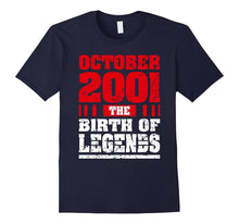 Made in October 2001 16 Years Old Cool Birthday Gift T-Shirt