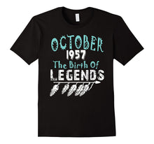 60 Year Old Shirt. Gift for Birthday October 1957 Shirt