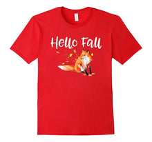 Fox T-Shirt Thanksgiving Fall Autumn TShirt Hello Fall Shirt