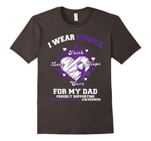 I Wear Purple for My Dad Pancreatic Cancer Awareness T-Shirt