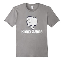 Bronx Salute Thumbs Down Pinstripe New York Baseball T-Shirt
