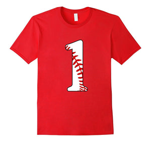 #1 Baseball Laces Baseball Mom Jersey Love Baseball T-Shirt