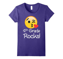 4 Th Grade Rocks Emoji Shirt Funny Fourth Graders & Teachers