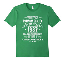 1937 T-Shirt for Men/Women. 80th Birthday Gift Ideas.