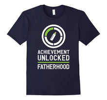 Mens Achievement Unlocked - Fatherhood Expecting Dad Gamer Tee