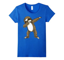 Sloth Dabbing T-Shirt Funny Animal Dab Dance Shirt Gifts Tee