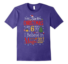 My Sixth Christmas 2017 T-Shirt Happy 6 Yr Old Birthday Gift