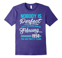 Nobody Is Perfect February 1958 T-Shirt 60th Birthday