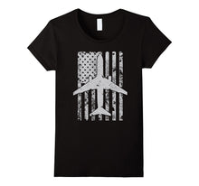 B737 Airliner Distressed American Flag Pilot T-Shirt