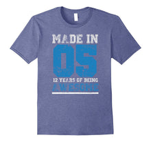12th Birthday Gift T-Shirt Made in 05 12 Years Awesome Tees