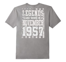 Legends Born in NOVEMBER 1957 Gift 60 Yrs Years Old Backside