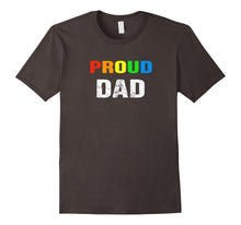 Mens Gay Pride Shirt Proud Dad Gay LBGT Rainbow T-Shirt