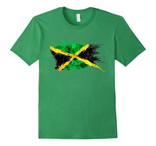 Jamaica Splash Flag Tourist T-Shirt