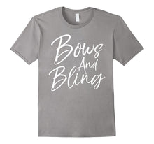 Bows and Bling Shirt Cheer Funny Cheerleader Tee