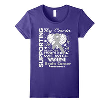 Supporting My Cousin - Brain Cancer Awareness Shirt