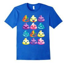 I Love Poop Rainbow Shirt Funny Poop Emoji Shirts Gifts