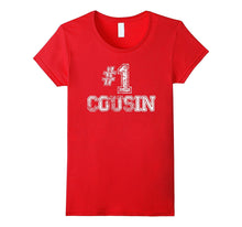 #1 Cousin T Shirt - Number One Family Love Pride Gift Tee