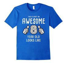 Awesome 8 Year Old Shirt - 8th Birthday Shirt 8 Year Old Tee