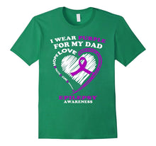 Epilepsy Awareness Shirt - I Wear Purple for My Dad