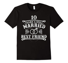 10th Wedding Anniversary T-Shirt for Husband/Wife