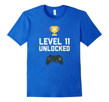 11th Birthday Shirt Gift 11 Year Old Level Up Gamer Tshirt