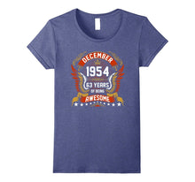 December 1954 63th Birthday 63 Years Old Gift T-Shirt