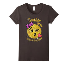 Emoji Brother of the Birthday Girl Shirt