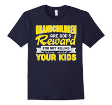 Funny Grandma T-Shirt Grandchildren Are Gods Reward Shirt