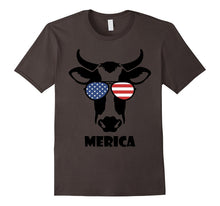Merica Memorial Day Cow T-Shirt