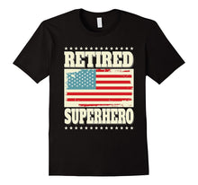 Retired Superhero Funny T-Shirt Retirement Retirees Legend