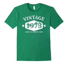 Funny Vintage 1973 44th Birthday Gift T-Shirt Best Emoji Tee