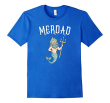 Merdad TShirt Father of a Mermaid Birthday TShirt