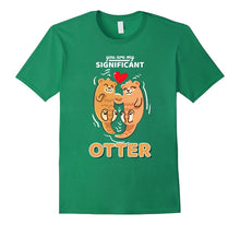 Sea Otter,Romantic,Love Significant Otters Couples T-Shirt
