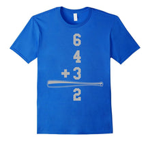 6 4 3 2 BASEBALL Shirt Funny Baseball Math Tshirt Clothing
