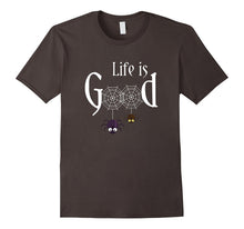 Funny Life Is Really Good Halloween Spider Web T-Shirt