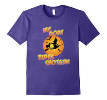 Goat Halloween Shirts - My Goat Rides Shotgun