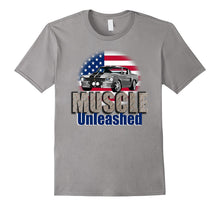 MUSCLE UNLEASHED Classic Muscle Car T Shirt Hot Rod Race