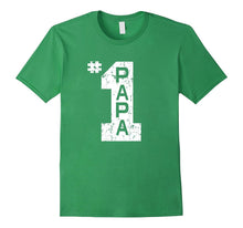Mens Number One Papa Dad T-Shirt # 1 Papa Father's Day Gift Tee