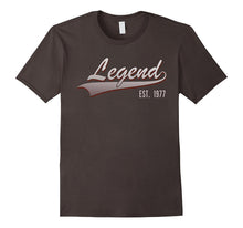 40th Birthday Gift Shirt Legend Est. 1977 40 Year Old Tshirt