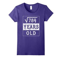 28th Birthday Gift Square Root 28 Yr Years Old Funny Shirt