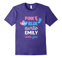Aunt Emily Baby Shower Reveal Shirts Gender Reveal Tshirt