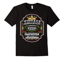 1996 Vintage Edition 21st Birthday Celebration Gift T-Shirt