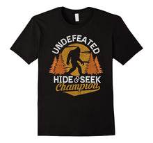 Bigfoot T-Shirt Undefeated Hide & Seek Sasquatch Yeti Gift