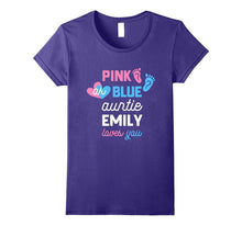 Aunt Emily Baby Shower Reveal Shirts Gender Reveal Tshirt