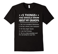 5 Things You Should Know About My Grandpa T-Shirt
