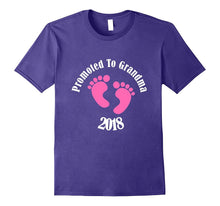 Promoted to Grandma to Be 2018 Tshirt It's a Baby Girl Proud
